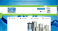 Desktop Screenshot of berkeywaterfilterseurope.co.uk