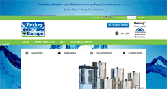 Desktop Screenshot of berkeywaterfilterseurope.com
