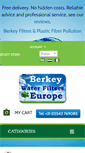Mobile Screenshot of berkeywaterfilterseurope.com